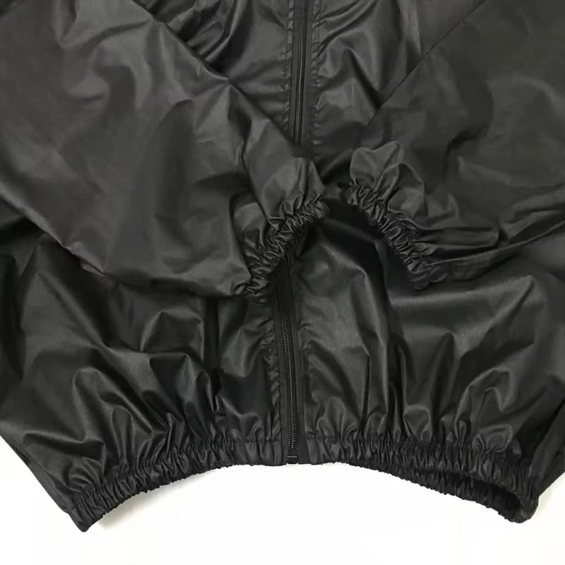 High Quality Sweating Suits for Workouts Sauna Suit Men PVC Sport Tops+Pants Set Sweat Quick Lose Weight Fitness Running Jogging