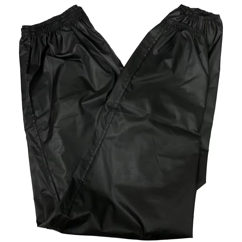 High Quality Sweating Suits for Workouts Sauna Suit Men PVC Sport Tops+Pants Set Sweat Quick Lose Weight Fitness Running Jogging